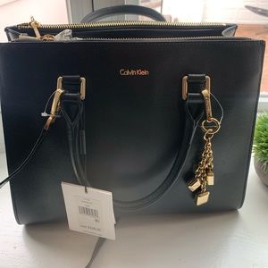 Calvin Klein Black Leather purse